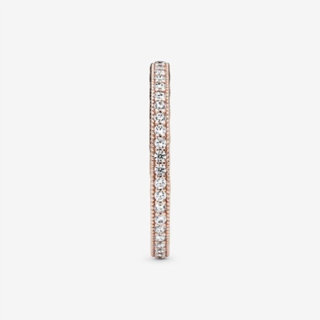 Sparkle Hearts Ring Pandora Rose Gold Plated