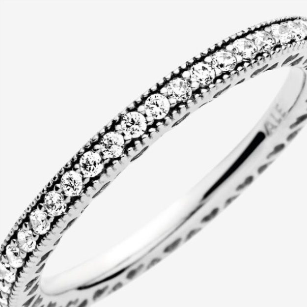 Sparkle Hearts Ring Pandora Sterling Silver