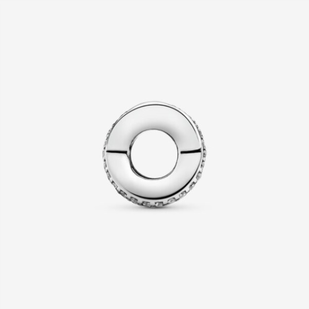 Sparkling And Polished Lines Spacer Charm Pandora