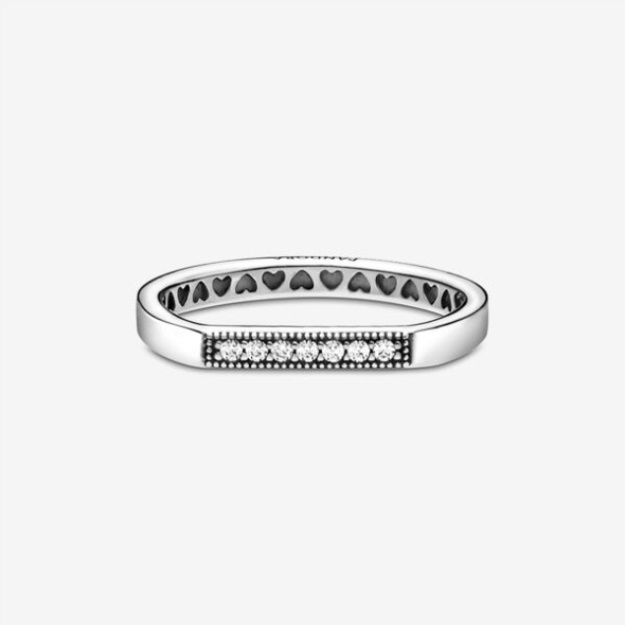 Sparkling Bar Stacking Ring Pandora