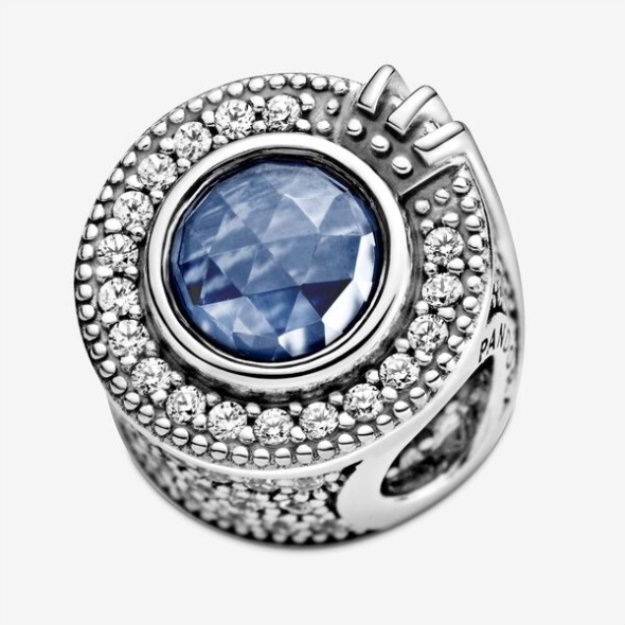 Sparkling Blue Crown O Charm Pandora