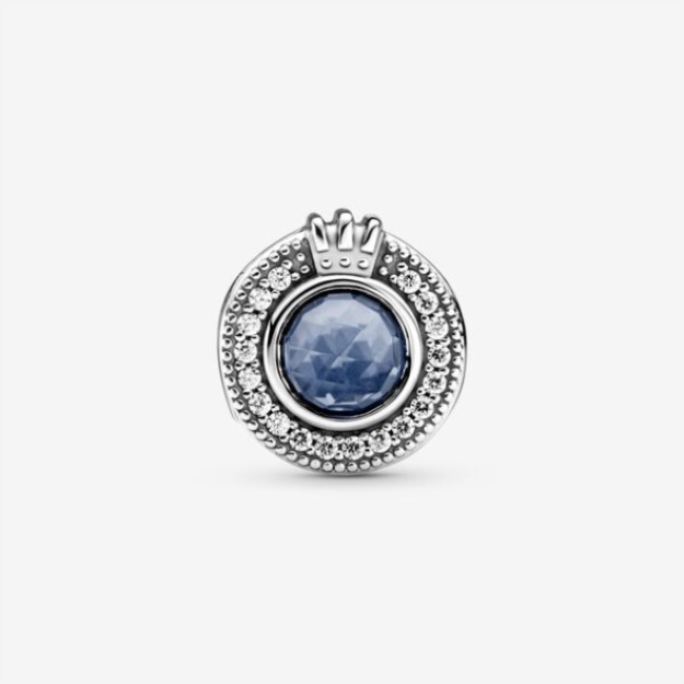 Sparkling Blue Crown O Charm Pandora