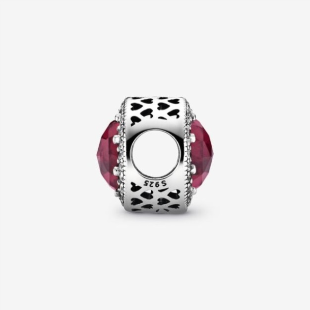 Sparkling Cerise Pink Charm Pandora