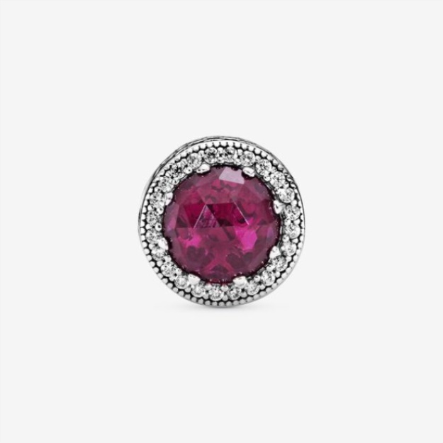 Sparkling Cerise Pink Charm Pandora