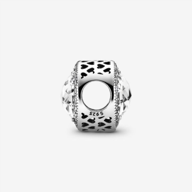 Sparkling Clear Charm Pandora Sterling Silver
