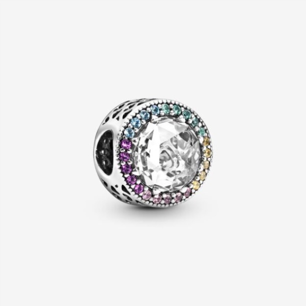 Sparkling Clear Charm Pandora Sterling Silver