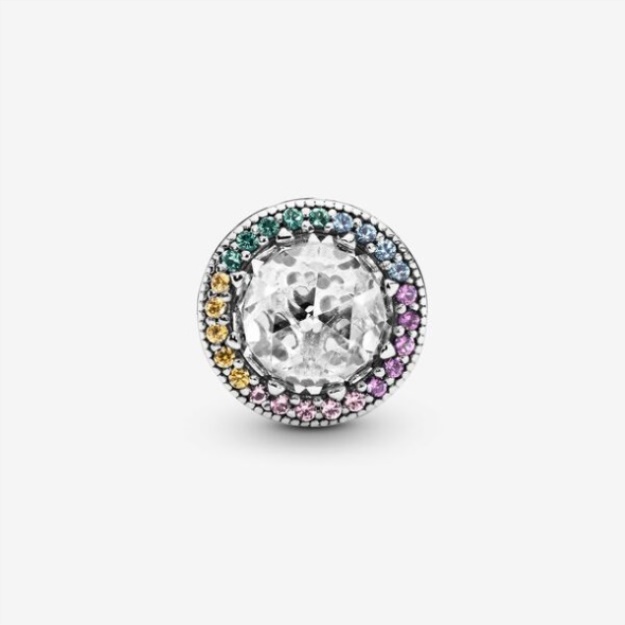 Sparkling Clear Charm Pandora Sterling Silver