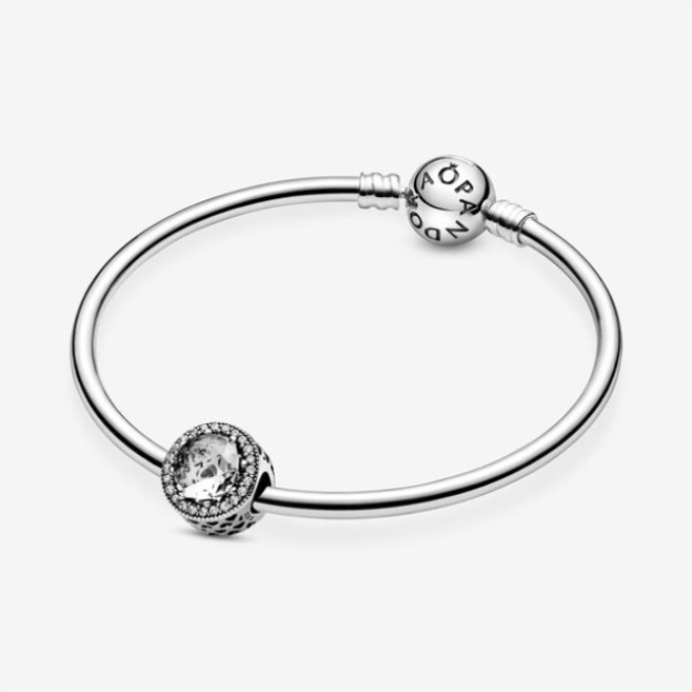 Sparkling Clear Charm Pandora Sterling Silver