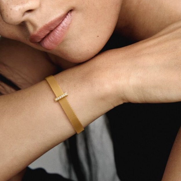 Sparkling Clip Charm-Final Sale Pandora Gold Plated