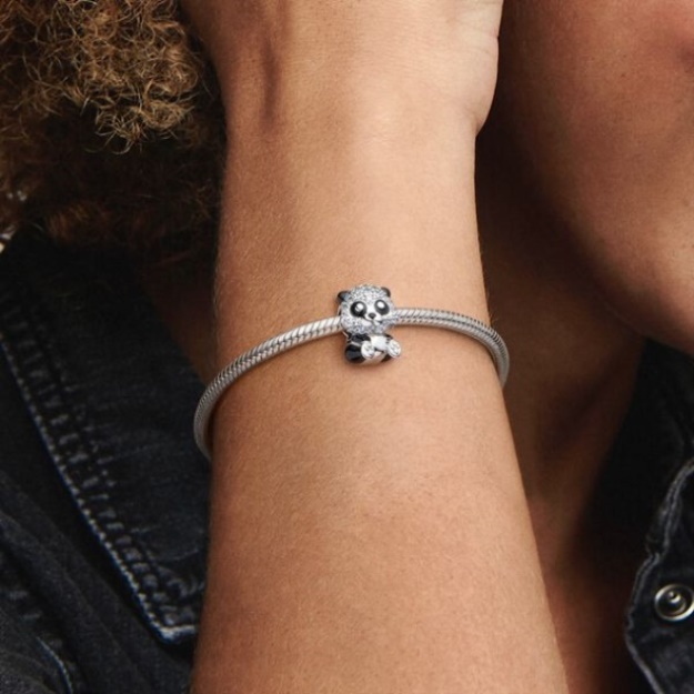 Sparkling Cute Panda Charm Pandora