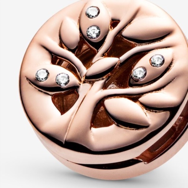 Sparkling Family Tree Clip Charm Pandora