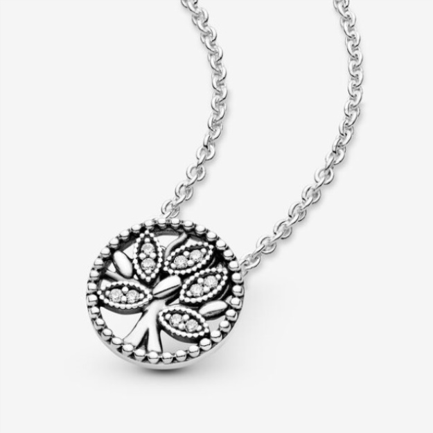 Sparkling Family Tree Necklace Pandora