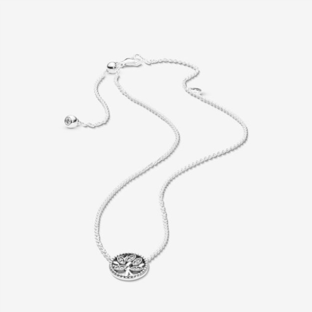 Sparkling Family Tree Necklace Pandora