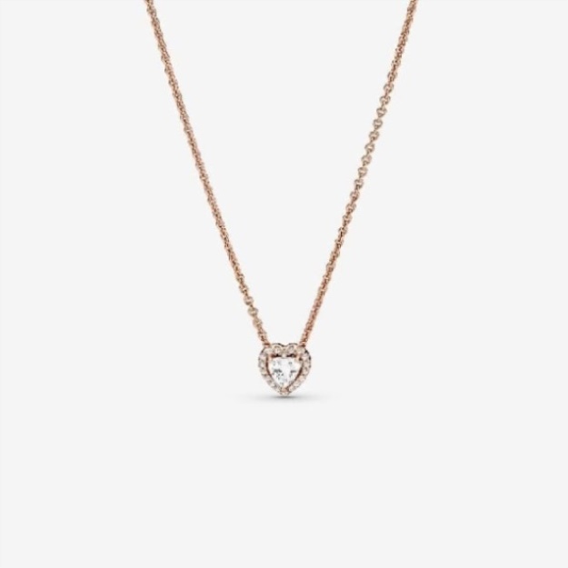 Sparkling Heart Collier Necklace Pandora