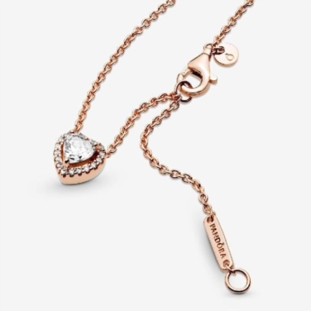 Sparkling Heart Collier Necklace Pandora
