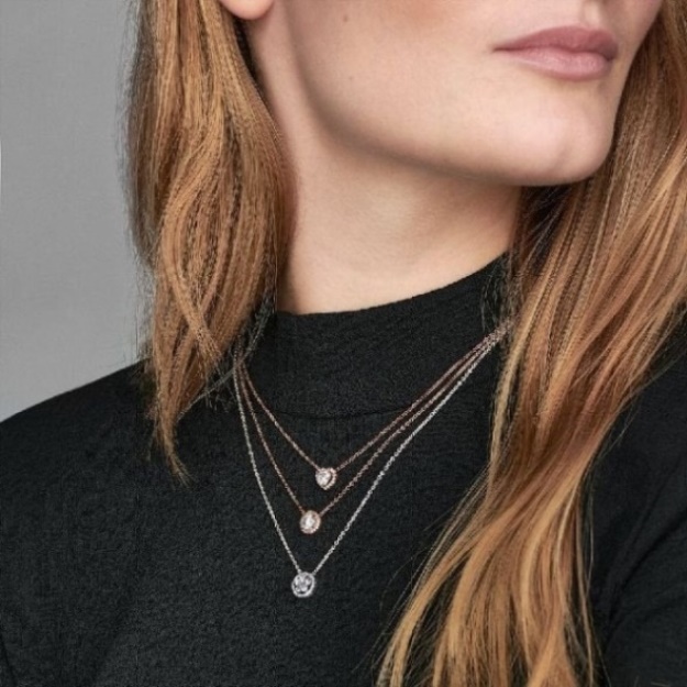 Sparkling Heart Collier Necklace Pandora