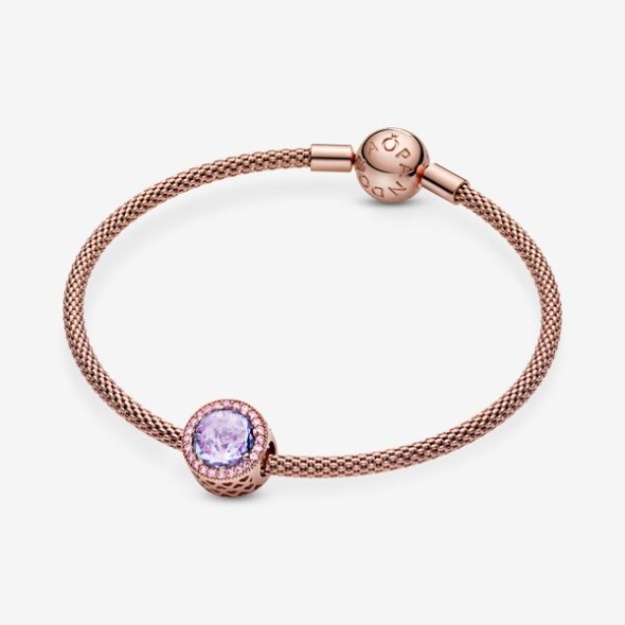 Sparkling Lavender Charm Pandora