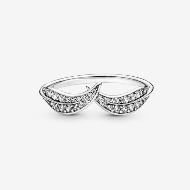 Sparkling Leaves Ring Pandora Sterling Silver