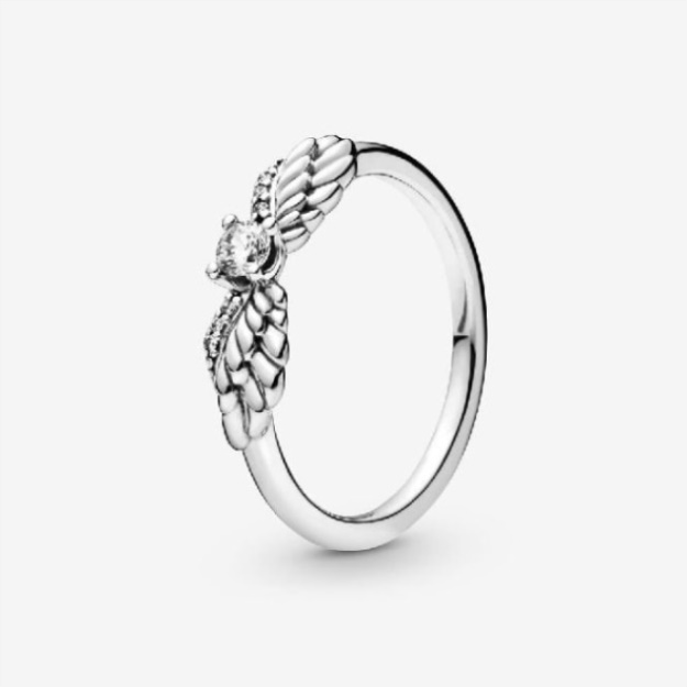 Sparkling Pandora Angel Wings Ring