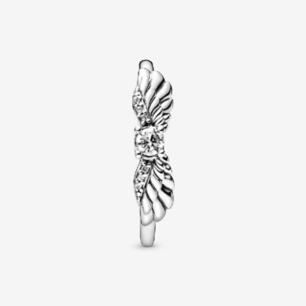 Sparkling Pandora Angel Wings Ring