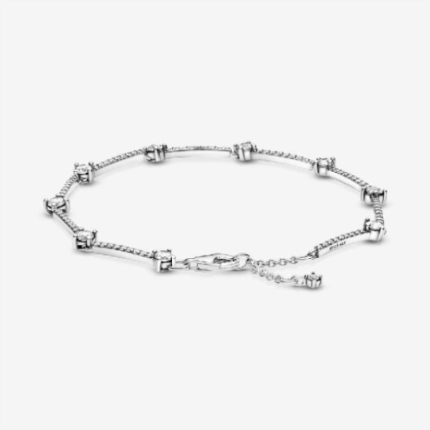 Sparkling Pave Bars Bracelet Pandora CA