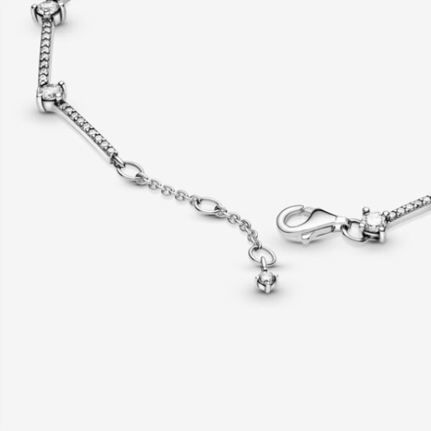 Sparkling Pave Bars Bracelet Pandora Sterling Silver