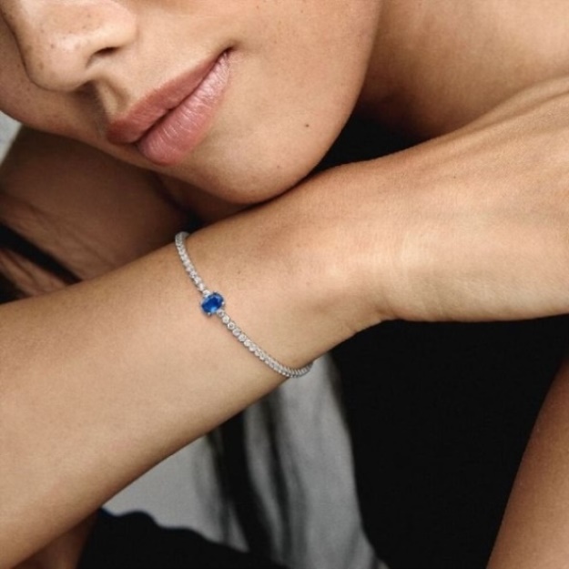 Sparkling Pave Brand Pandora Tennis Bracelet