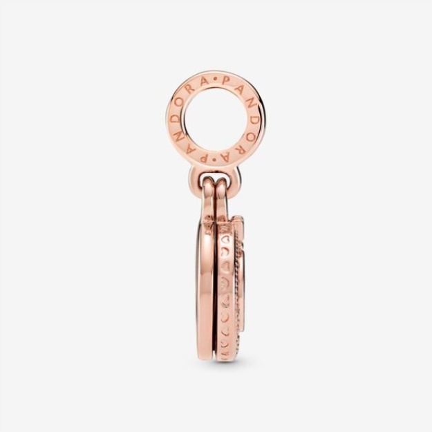 Sparkling Pave Crown O Dangle Charm Pandora
