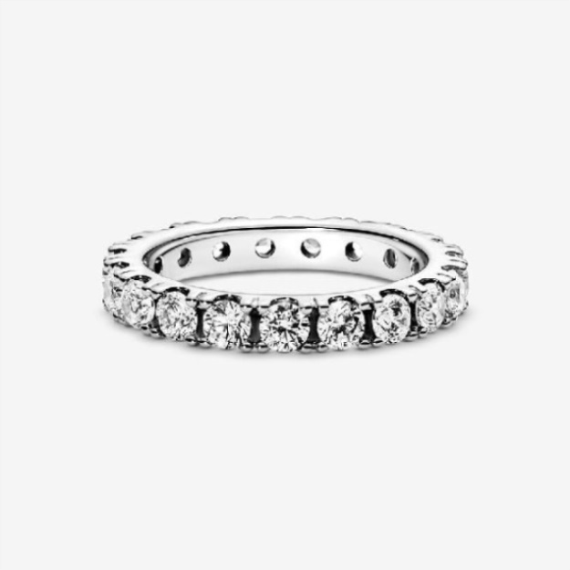 Sparkling Row Eternity Ring Pandora CA