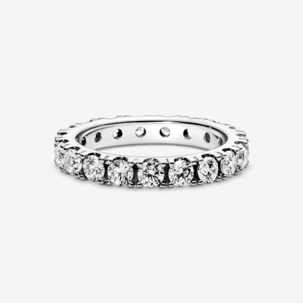 Sparkling Row Eternity Ring Pandora Sterling Silver
