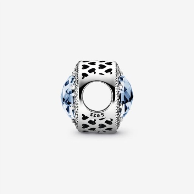 Sparkling Sky Blue Charm Pandora