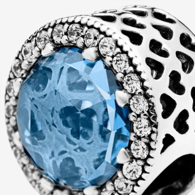 Sparkling Sky Blue Charm Pandora