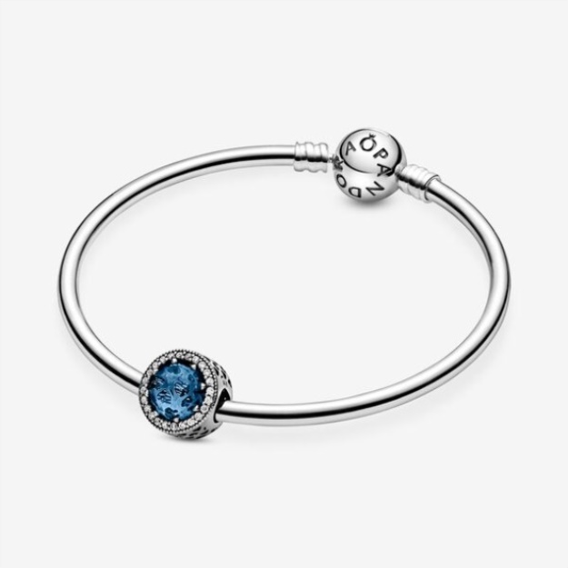 Sparkling Sky Blue Charm Pandora