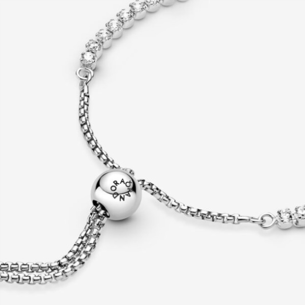 Sparkling Slider Tennis Bracelet Pandora Sterling Silver