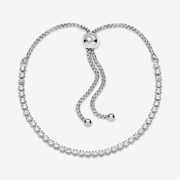 Sparkling Slider Tennis Bracelet Pandora Sterling Silver