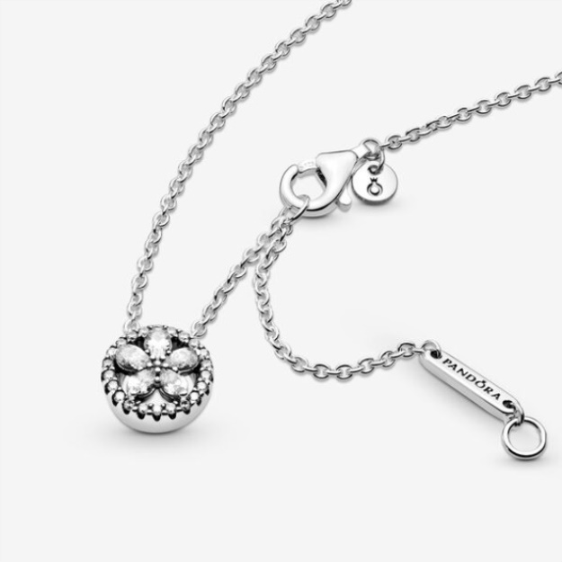 Sparkling Snowflake Collier Necklace Pandora