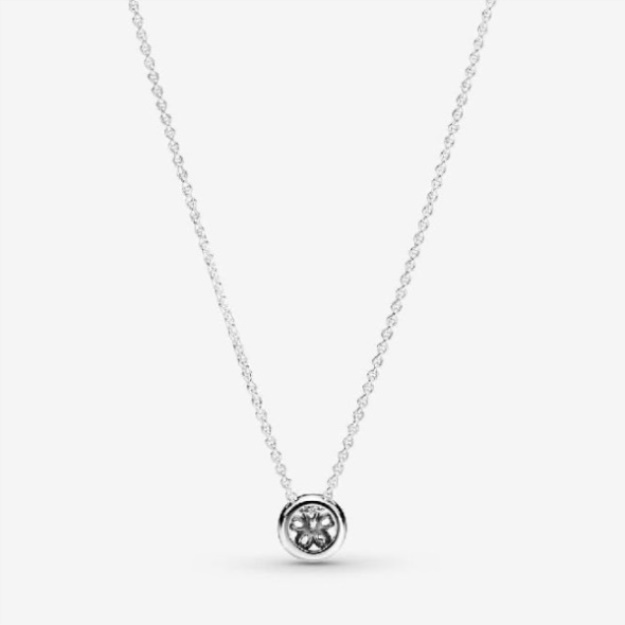 Sparkling Snowflake Collier Necklace Pandora CA