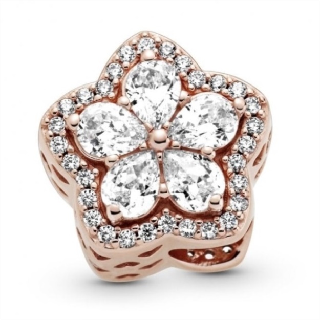 Sparkling Snowflake Pandora Pave Charms