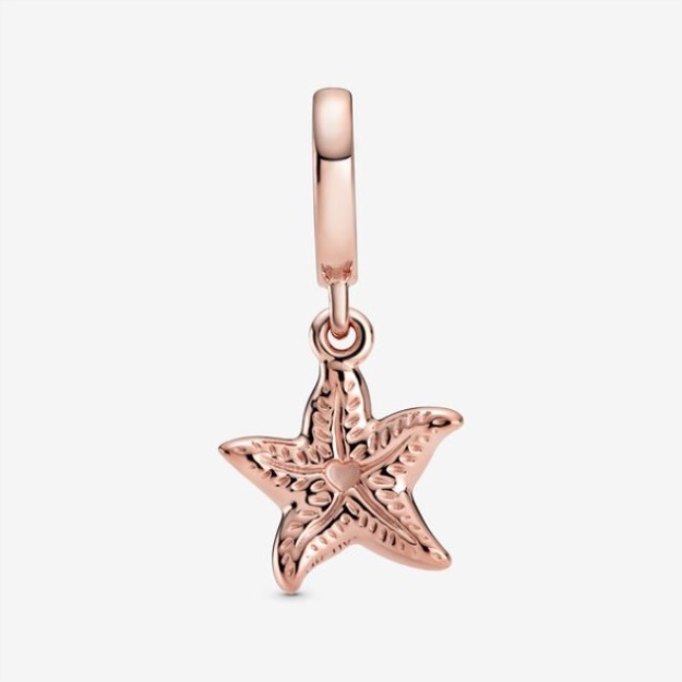 Sparkling Starfish Dangle Charm Pandora