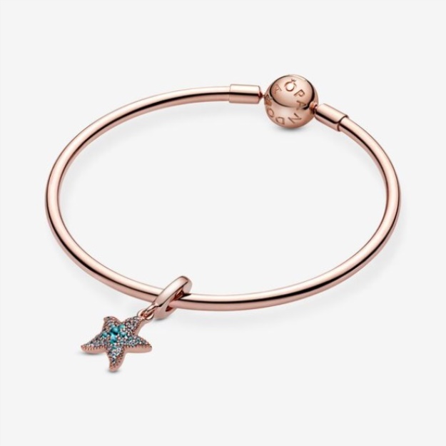 Sparkling Starfish Dangle Charm Pandora
