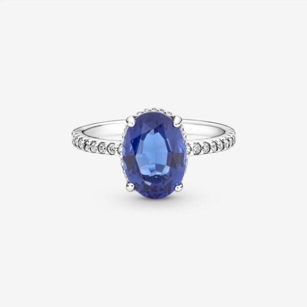Sparkling Statement Halo Ring Pandora