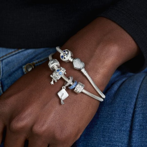 Sparkling Sunburst Clip Charm Pandora