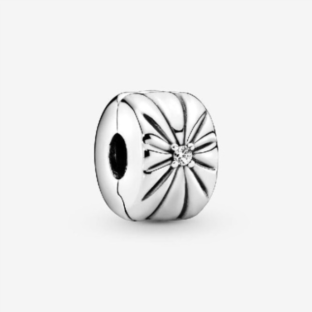 Sparkling Sunburst Clip Charms Pandora