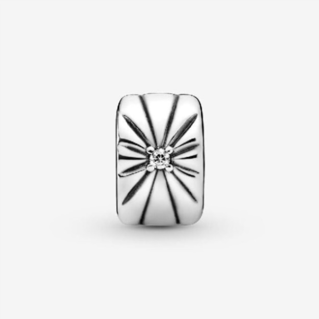 Sparkling Sunburst Clip Charms Pandora