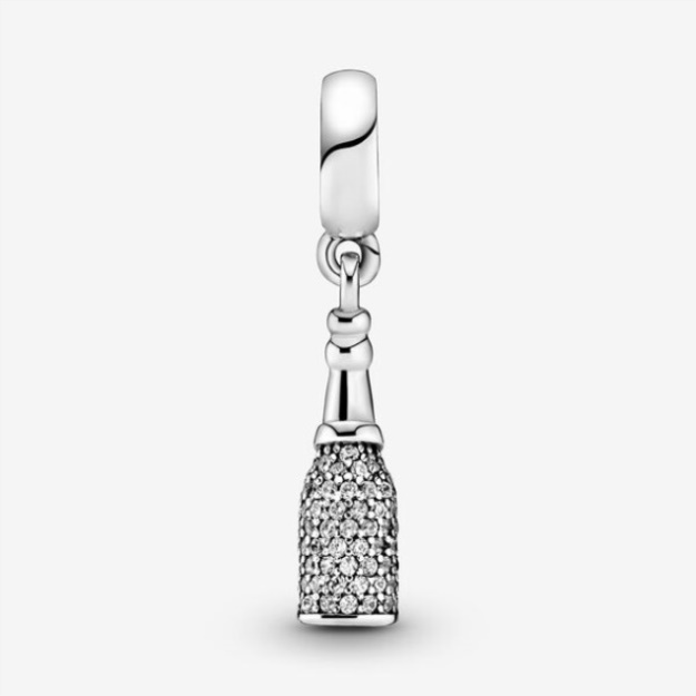 Sparkling Wine Bottle Dangle Charm Pandora