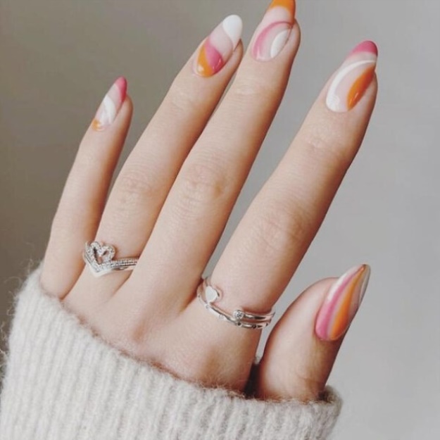 Sparkling Wishbone Heart Ring Set Pandora