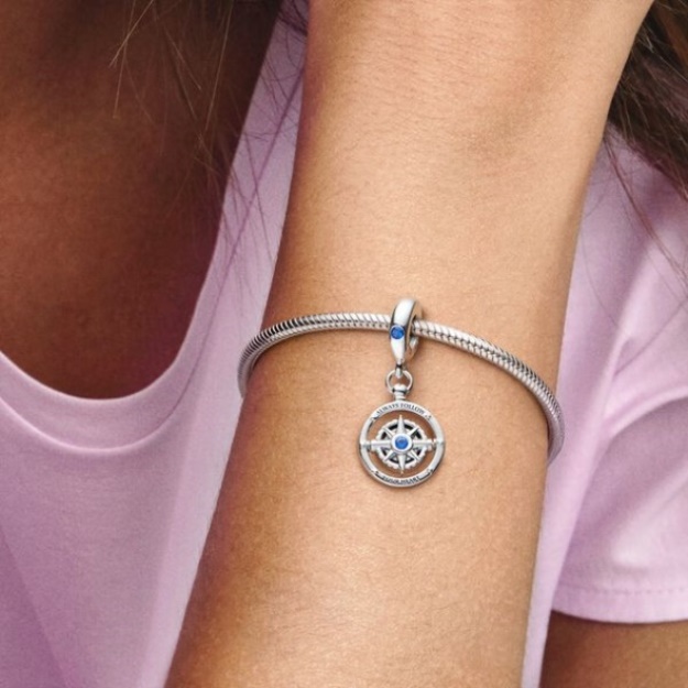 Spinning Compass Dangle Charm Pandora