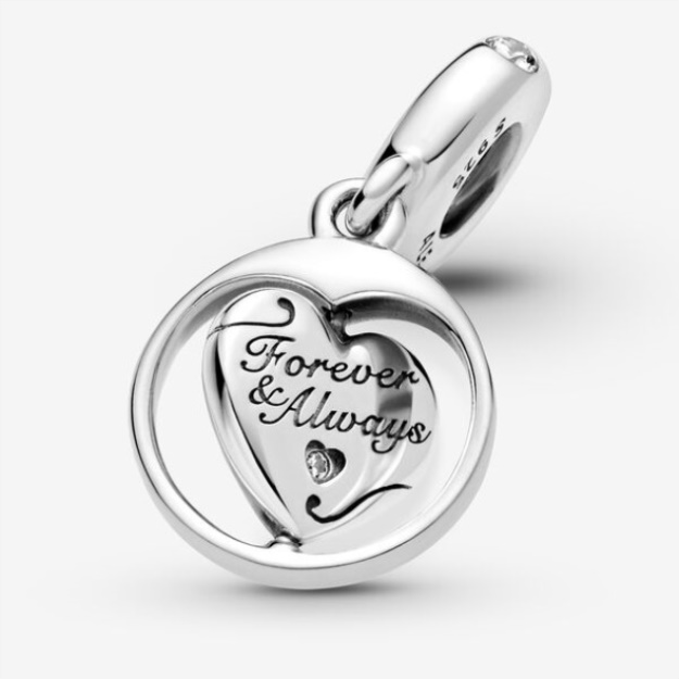Spinning Forever Always Soulmate Dangle Charm Pandora