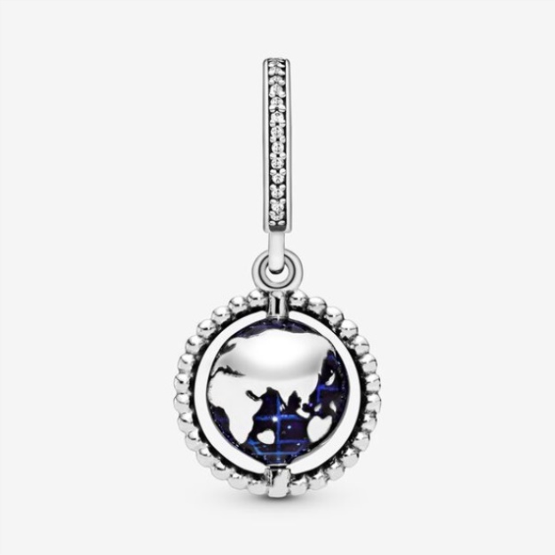 Spinning Globe Dangle Charm Pandora