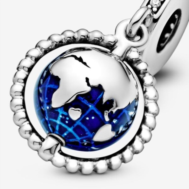 Spinning Globe Dangle Charm Pandora